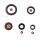 Engine oil seal set for Kawasaki KLR 600 84-89