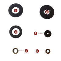 Jeu de joints dhuile moteur pour Kawasaki S1 250 Mach1 S2...