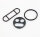 Kit r&eacute;paration de robinet  essence FCK-47 Kawasaki ZX-6R ZX-9R Yamaha YZF YZF-R6