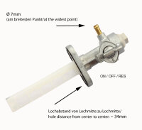 Fuel Petcock FPC-204 for Yamaha RD 125 200 250 350 400 #...