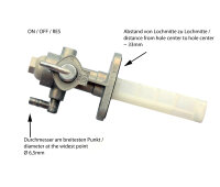 Fuel Tap Petcock FPC-303 for Suzuki GN TS 125 250 GNX 250...
