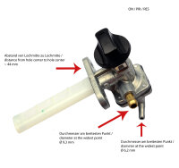 Benzinhahn Kraftstoffhahn FPC-311 f&uuml;r Suzuki GSX 600...