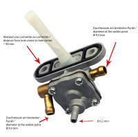 Benzinhahn Kraftstoffhahn FPC-315 f&uuml;r Suzuki GSX...