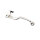 Brake lever aluminum with adjuster for Kawasaki KX 125 250 500 1987 46092-1141