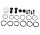 Front Brake Caliper Repair Kit BCF-121 for Honda CB CBR 1100 GL 1800 VFR 800