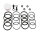 Front brake caliper repair kit BCF-133 for Honda CB CBR CB-X4 RVF VTR RVF