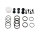 Kit de r&eacute;paration d&eacute;trier de frein avant BCF-127 pour Honda CBR 1000 ST 1100