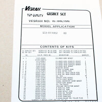 Juego de juntas de cilindro para Suzuki GSX-R 1100...