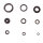 Engine oil seal set for Yamaha YZ 250 88-97