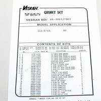 Juego de juntas de cilindro para Suzuki GSX-R 750 (GR7AB)...