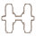 Junta De Tapa De V&aacute;lvulas para Suzuki GS 450 # 85-88 # 11173-44110