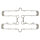 Joint de couvercle de soupape pour Kawasaki ZR 750 Zephyr # 91-99 # 11009-1977