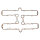 Junta De Tapa De V&aacute;lvulas para Kawasaki Z 650 # 77-80 # 11060-1415 11009-1025