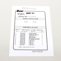 Set completo di guarnizioni motore per Honda NX 250 (MD21...